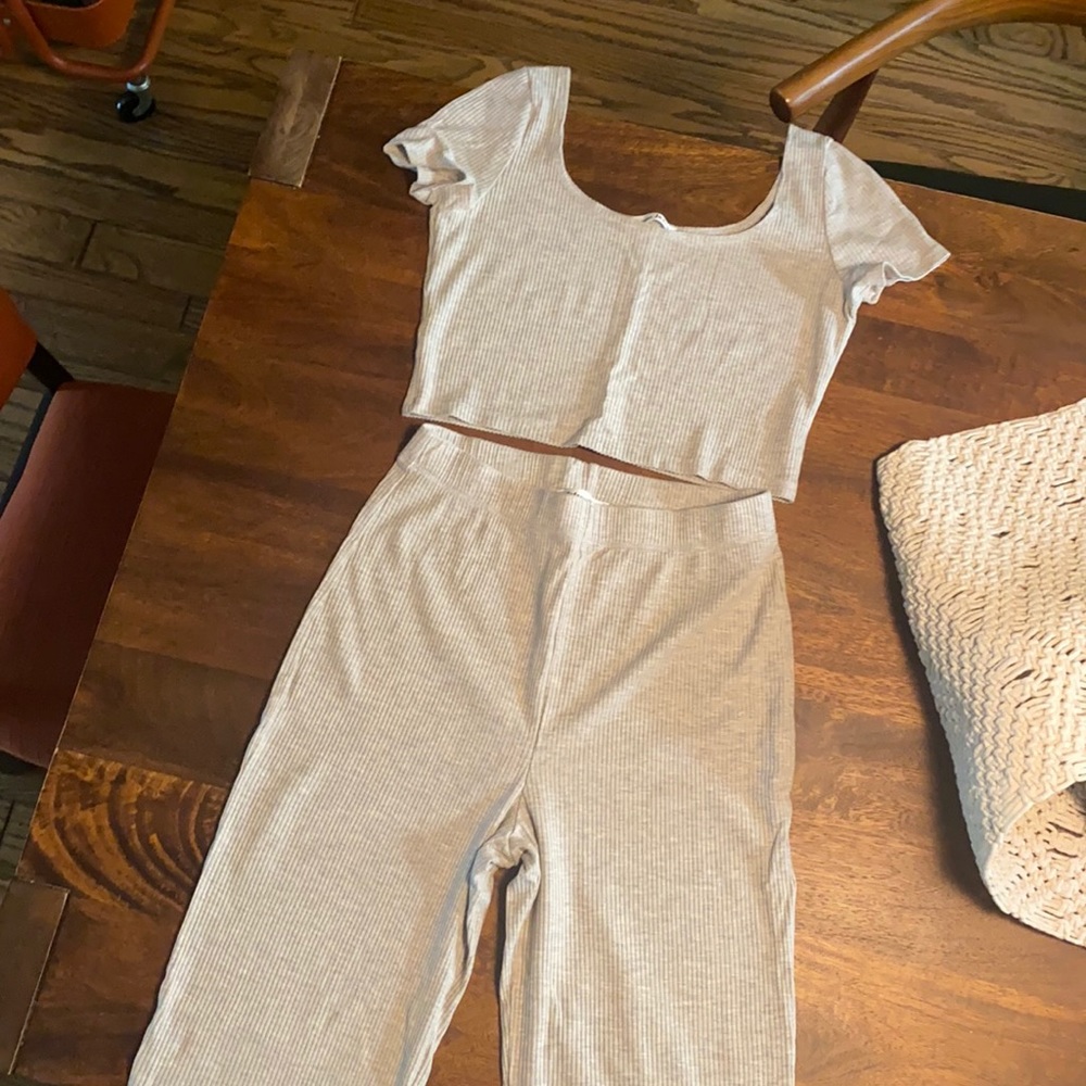 REFORMATION two piece lounge set